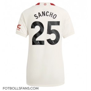 Manchester United Jadon Sancho #25 Replika Tredje Tröja Damer 2023-24 Kortärmad